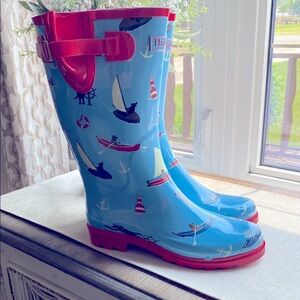 Hatley Sailing Dogs Rain Boots